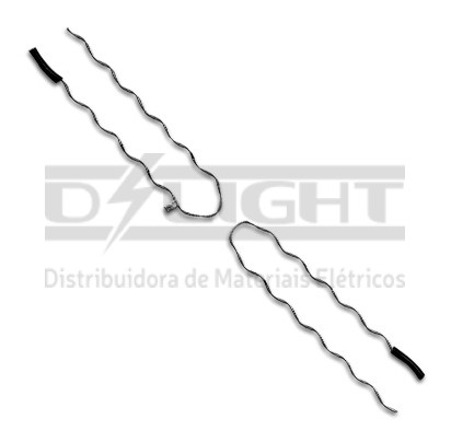 LAÇO LATERAL DUPLO PREFORMADO P/CABO DE ALUMÍNIO CA/CAA