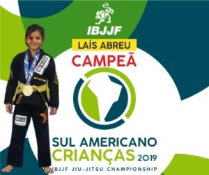 Laís Campeã Sul Americana