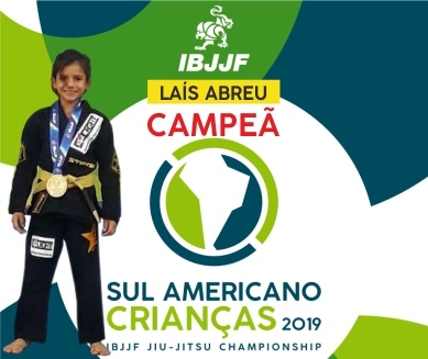 Laís Campeã Sul Americana